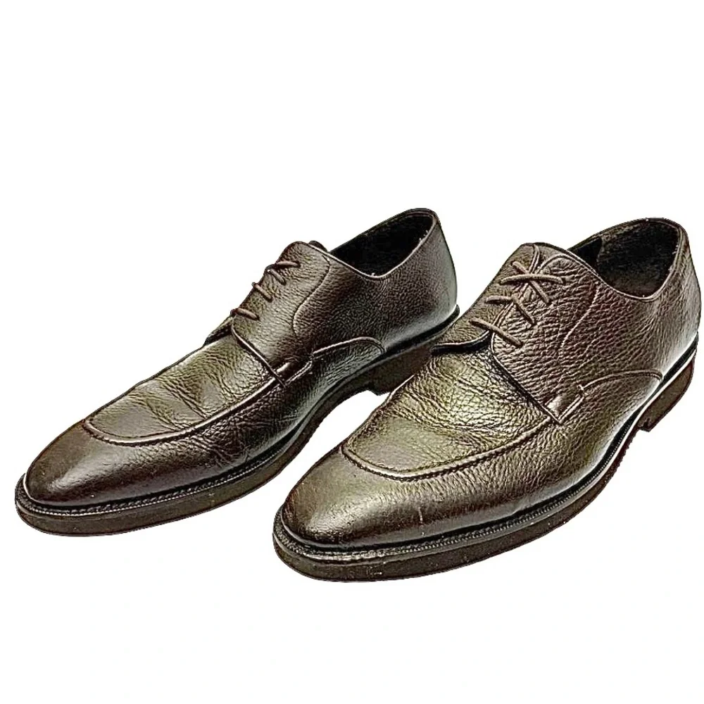 Mezlan Lepanto Brown Leather Oxford Shoes Men’s Size 10.5M Made in Spain